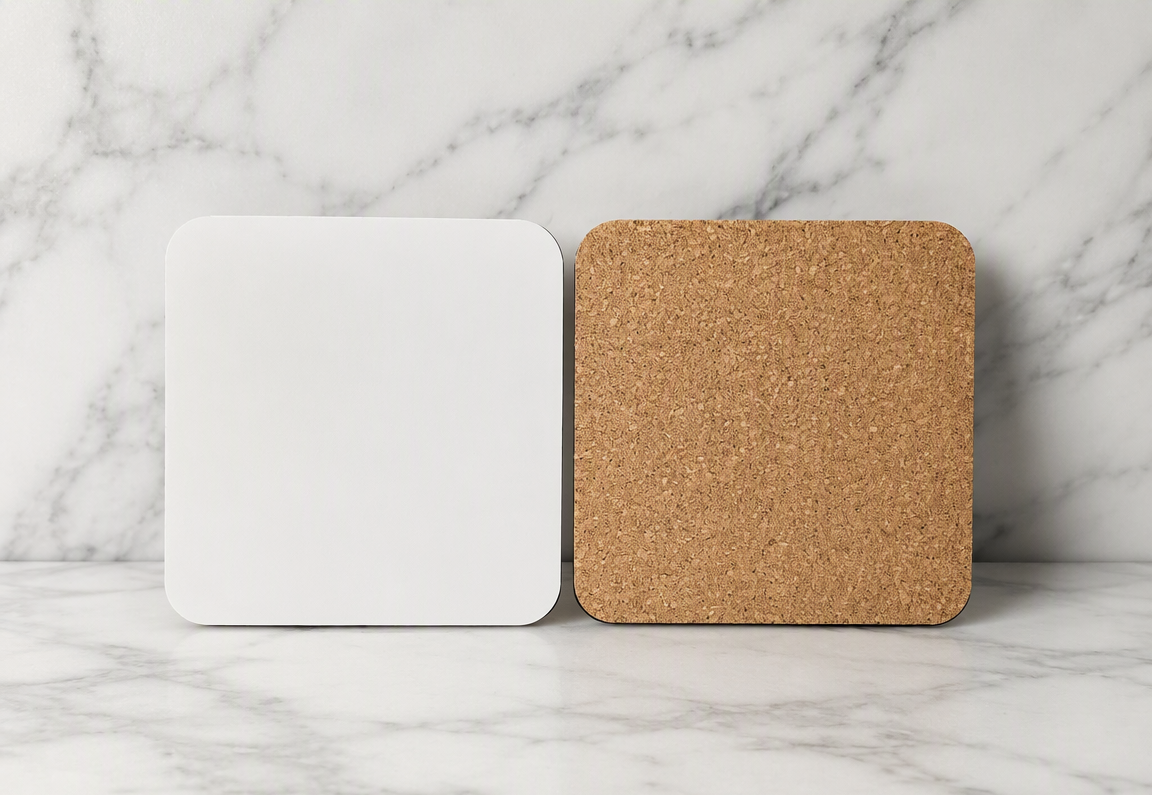 Custom hard square coaster