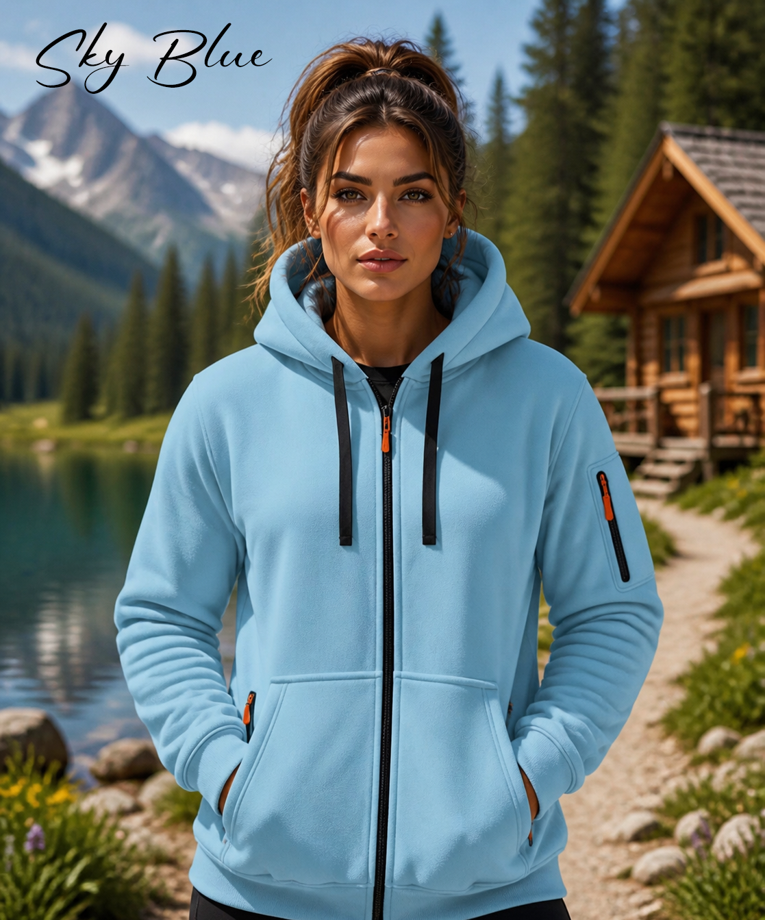 Zip up hoodie