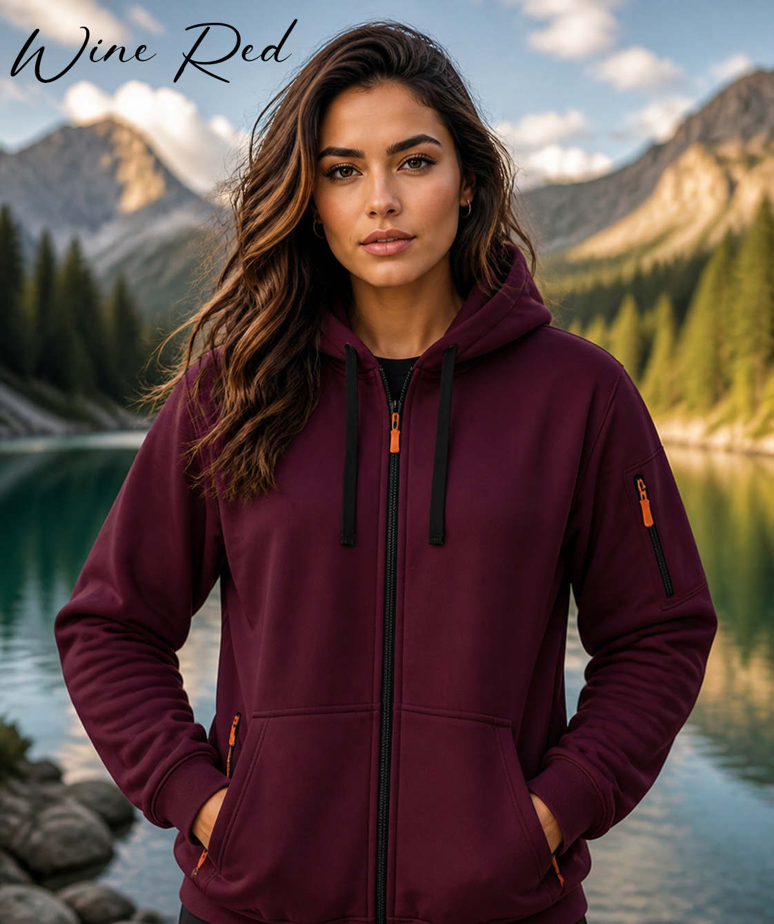 Zip up hoodie