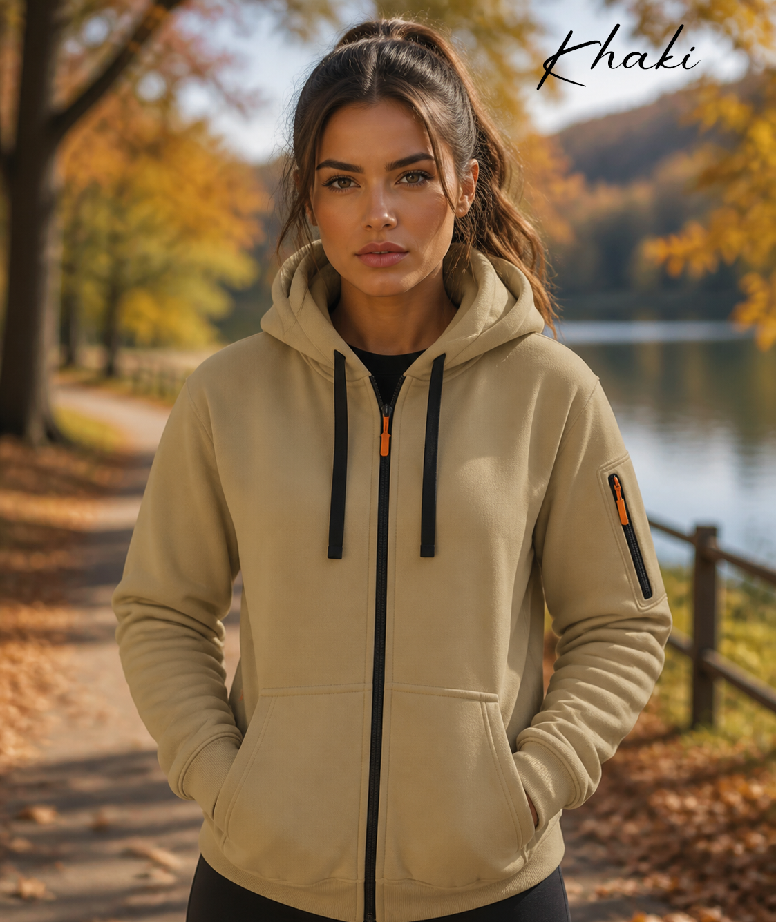 Zip up hoodie