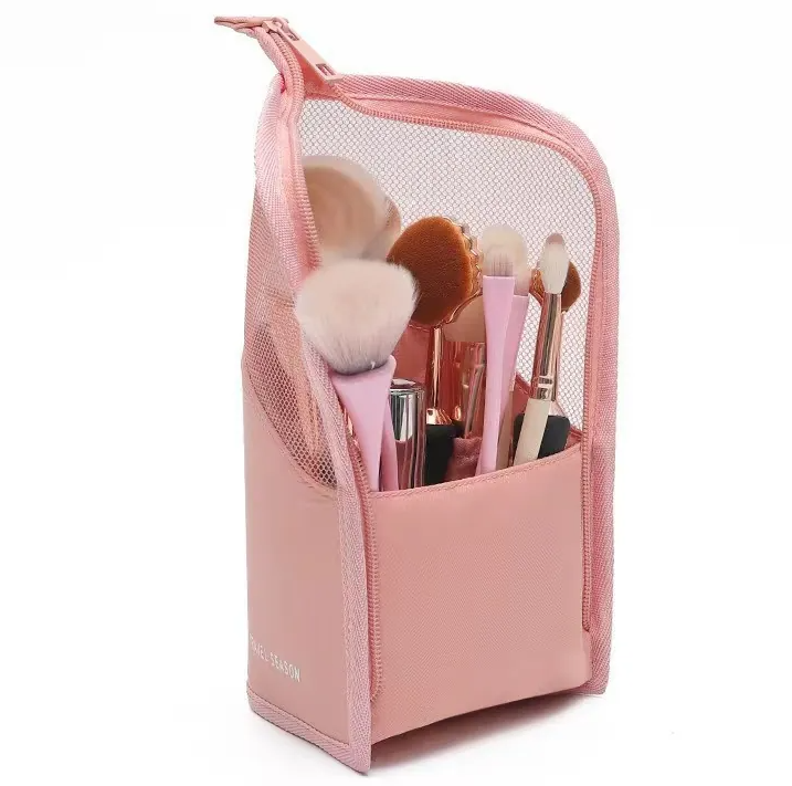 Makeup brush bag