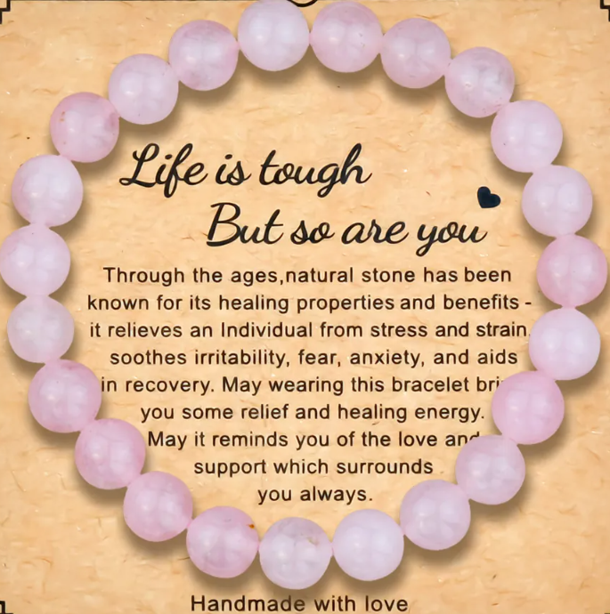 Natural gemstone bracelet