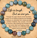 Natural gemstone bracelet