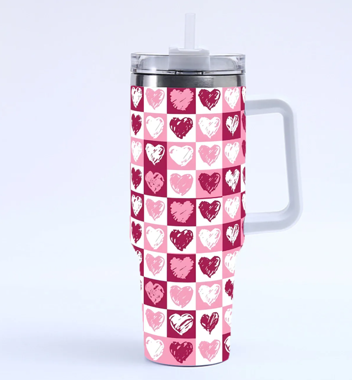 Large tumbler with handle