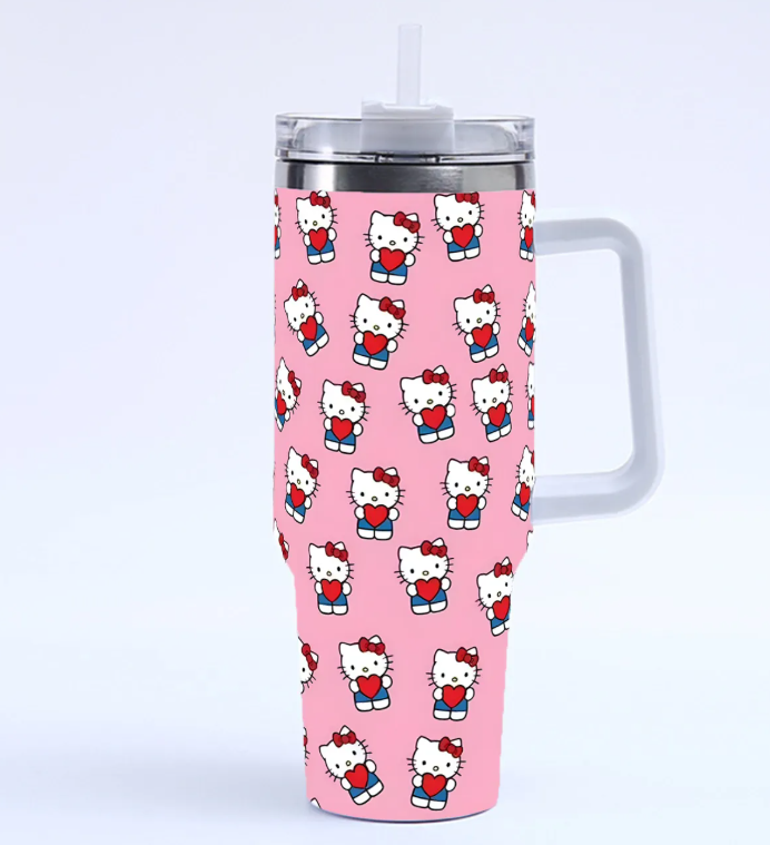 Large tumbler with handle